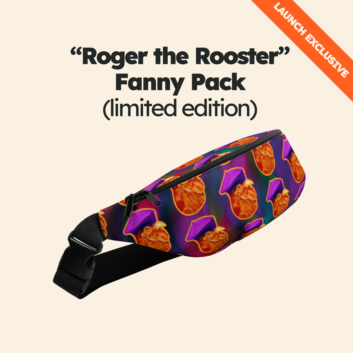 "Roger the Rooster" Fanny Pack (Limited Edition)